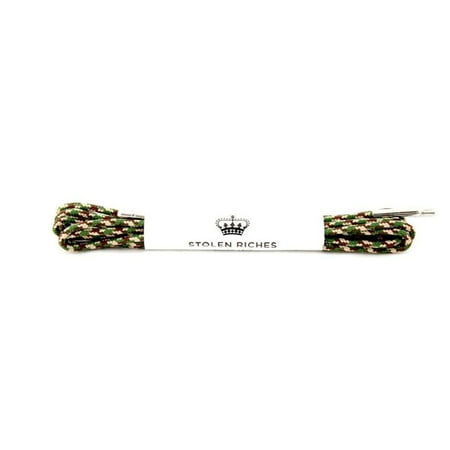 Metal Lace Dress - Stolen Riches Designer Casual Dress Shoe Laces Camo Green 32