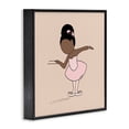 thumbnail image 3 of Stupell Industries Graceful Ballerina Portrait Black Framed Giclee Art design by Sierra Siler, 24 x 24, 3 of 8