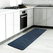 Tapis de cuisine Tapis de cuisine antidérapants et tapis Tapis de cuisine lavable en machine, bleu