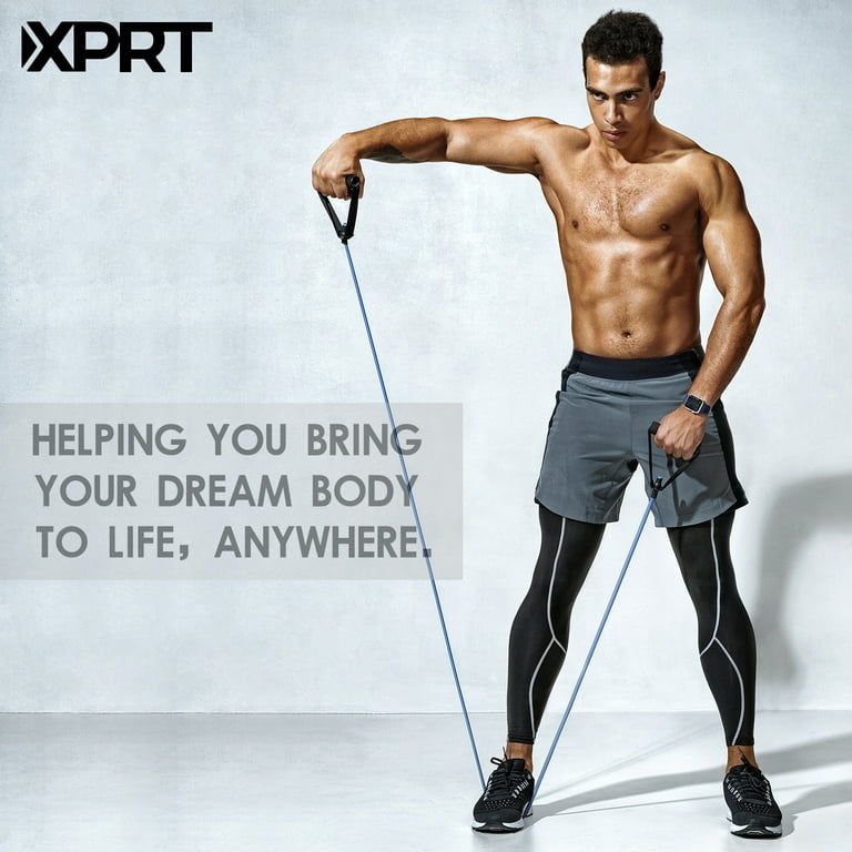 XPRT Fitness Single Resistance Band Home Gym Exercise Band with