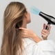 thumbnail image 5 of Secador de pelo profesional de 1875 W con tecnología de desinfección de luz azul, 3 configuraciones de velocidad, modo frío y caliente, secador de pelo liviano de grado salón con boquilla, 5 of 5