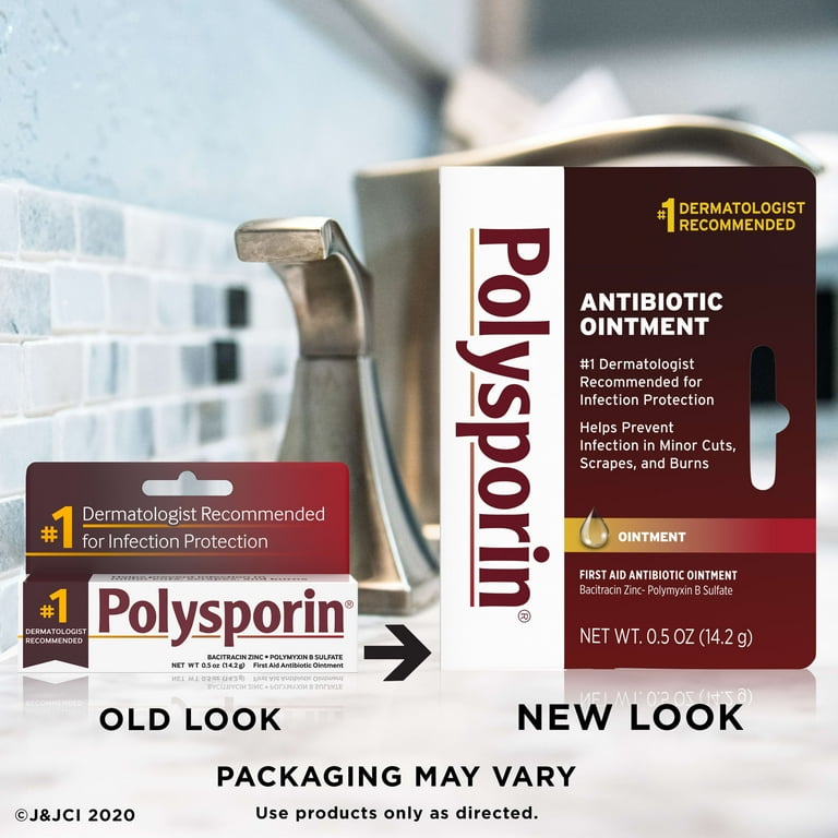 Polysporin First Aid Topical Antibiotic Ointment Travel Size 0.5