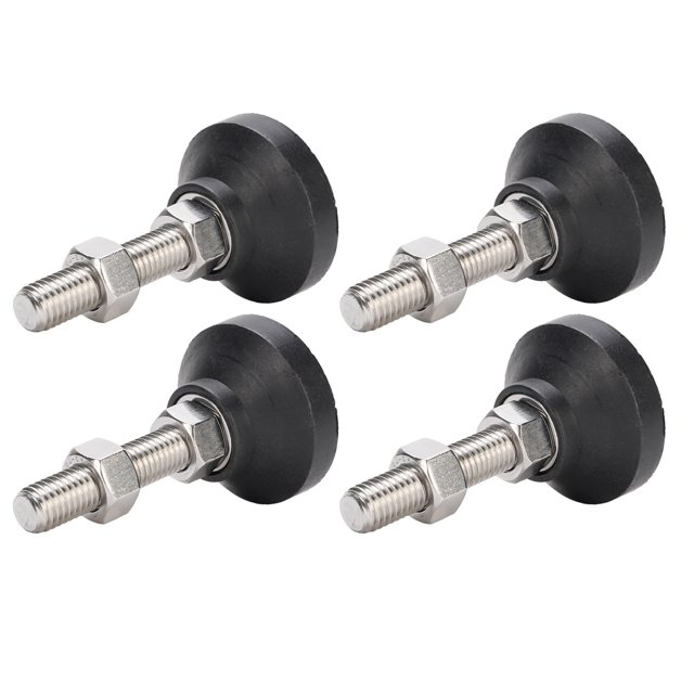 Furniture Leveling Mount, 4PCS Table Leg Leveler Circular Nylon Base for Machine Tools