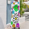 thumbnail image 2 of Vestido largo con estampado de flores alegres y margaritas de estilo hippie, vestido de fiesta de lujo para mujer, vestido de noche, graduación, trajes de playa para mujer, 2 of 4