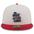 thumbnail image 2 of Men's New Era  Khaki/Red St. Louis Cardinals 2024 Fourth of July 59FIFTY Fitted Hat, 2 of 6
