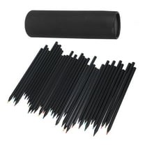 HOMEMAXS 36 Pcs Colored Pencil Set Pastels Pencils Toddler Travel Black