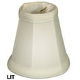 thumbnail image 5 of Royal Designs, Inc. Empire Chandelier Shade with Flame Clip Fitter,CS-101WH-6, White, 2 x 3.5 x 3.5, Pack of 6, 5 of 5
