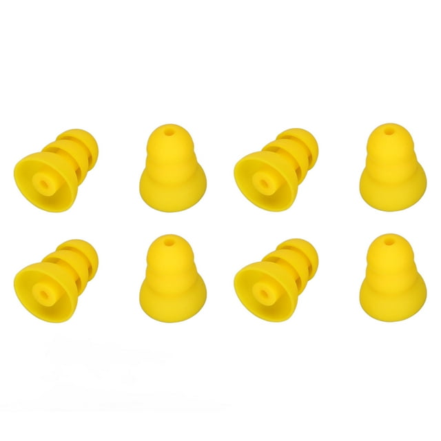 Bolsillo 8pcs Ayudas Audiencias Eargaciones de 3 Capas Reemplazo de Silicona Suave Bte Ite Ayures de Bolsillo Plaz