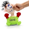 thumbnail image 1 of Divertido juguete de peluche eléctrico con forma de puñetazo, figura interactiva verde de 26 cm, juguete de movimiento divertido para aliviar el estrés, regalo de broma o decoración de escritorio., 1 of 8