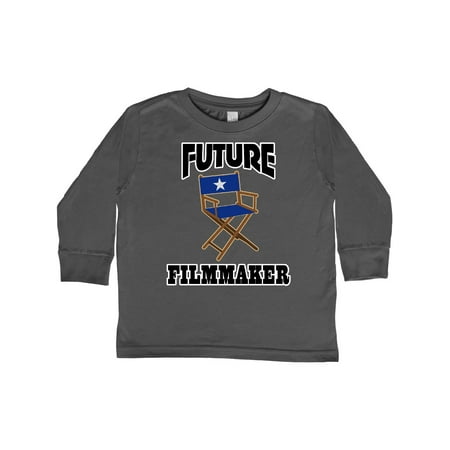 

Inktastic Future Filmmaker Director Chair Gift Toddler Boy or Toddler Girl Long Sleeve T-Shirt