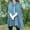 Light Blue, variant on Turilly Womens Jackets Ladies Women Trench Coat Open Front Cardigan Jacket Coat Shawl Cape Cloak Mantle Plus