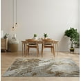 thumbnail image 2 of Luxe Weavers Marble Swirl Collection Gray Abstract Area Rug 9x12, 2 of 10