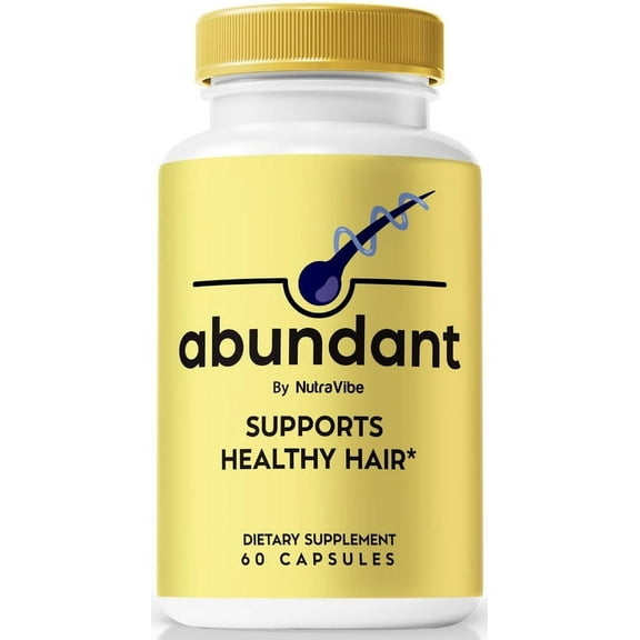 Abundant Capsules, Official Abundant Formula Hair Care Pills for Thicker, Fuller, and Healthier Hair, The Ultimate Hair Revival and Regrowth Solution, Reviews (60 Capsules)