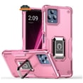 thumbnail image 2 of Xpression Phone Case For Motorola Moto G Stylus 5G 2025 Heavy Duty Hybrid 2in1 Hard PC & TPU Rugged Bumper Shockproof with Magnetic Ring Kickstand Cover, Pink, 2 of 11