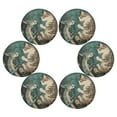 thumbnail image 7 of WOBOGO Cat and Dragon Drawing Round Placemats Set of 4 Heat Resistant Washable Kitchen Table Decorations 15.4in, 7 of 7
