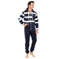 thumbnail image 3 of Men's Sleepwear One Piece Pajamas Unisex Non Footed Playsuit Adult Printed Jumpsuit, 3 of 7