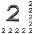 thumbnail image 3 of Matsuzay Señales de puerta 3D de oficina Dirección Base plana Placas Placas Numeral Hogar Type2 NO2, 3 of 6