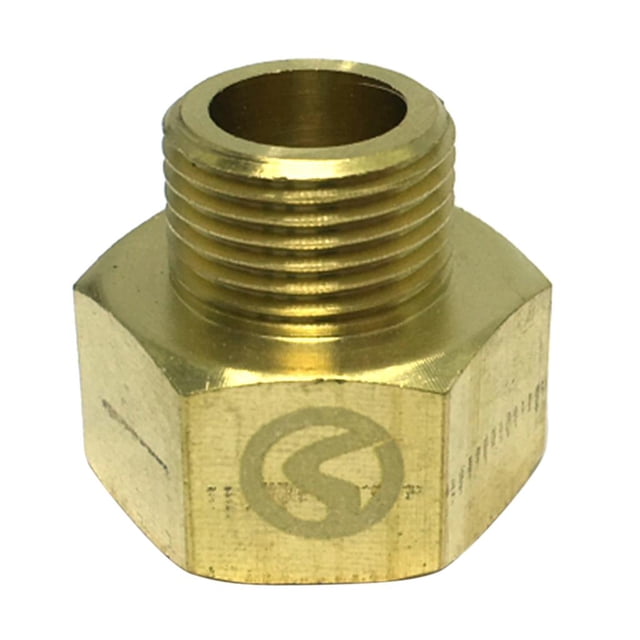 Conector adaptador de rosca hembra G3/8" macho x G1/2" de latón completo DN10 x DN15 Cola Adaptador de rosca de latón