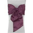 thumbnail image 7 of LA Linen Bridal Satin Chair Bow Sashes (Set of 10), 7 of 7