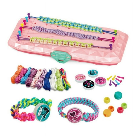 DIY Friendship Bracelet String Making Kit Toys Bracelets Crafts Jewelry Maker Toys with Beads