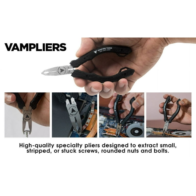 VAMPLIERS VT-001-S5BGS 5-PC Screw Extraction Pliers Gift Set for Men,  Stripped Screw Removal Tool 