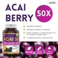 thumbnail image 4 of Herba Acai Berry Capsules – 180 Vegetable Capsules | 14,000mg Equivalent - 50:1 Extract | Made in Canada, 4 of 7