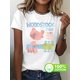 thumbnail image 1 of Woodstock 1969 Peace & Music Graphic Tee - Women's Soft Short Sleeve T-Shirt, Festival-Inspired Design with Guitar & Bird Illustration, Casual Spring/Summer/Fall Wear, Rock And Roll T Shirts, 1 of 6