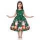 thumbnail image 1 of Herrnalise - Falda larga para niña bebé, disfraz de Navidad, estampado de Papá Noel, princesa, lazo, vestido de actuación, falda, vestido de Navidad, 1 of 8