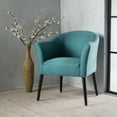 thumbnail image 2 of Hegseth Chaise de Bras en Tissu Sarcelle Foncé, 2 of 9