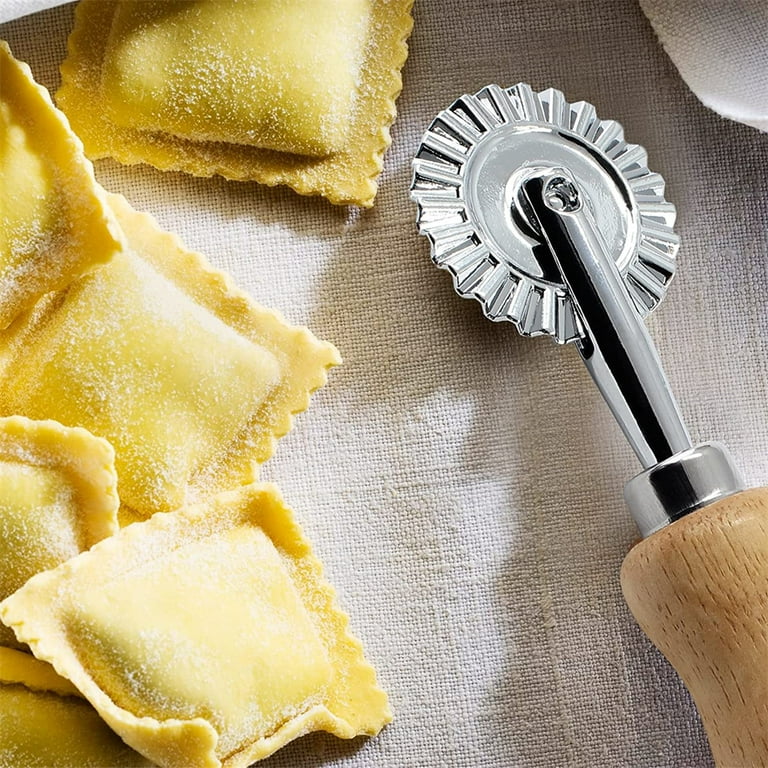 Pastry Wheel Cutter - Dumplings Crimper Cutter Wheel - Pasta Cutter Wheel  for Home and Kitchen Use - 1.3 Diameter
