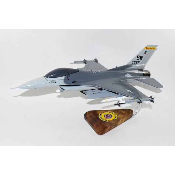 Lockheed Martin® F-16 Fighting Falcon®, 78th Fighter Squadron, 1/33 (18") Mahogany Scale Model