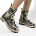 thumbnail image 4 of DOGO Long Boots for Women – Vegan Leather and Unique Design Womens Winter Boots, Comfortable and Stylish Womens Boots, Owls Family Design, Size 9, 4 of 5