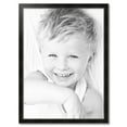 thumbnail image 2 of ArtToFrames 30" x 41" Honors Black with Silver Picture Frame, 30x41 inch Black Wood Poster Frame (WOM-5157),  Pack, 2 of 7