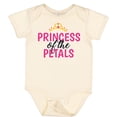 thumbnail image 3 of Inktastic Princess of the Petals with Crown Girls Baby Bodysuit, 3 of 5
