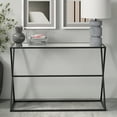 thumbnail image 7 of Evelyn&Zoe Sabrina 45" Wide Rectangular Console Table, Blackened Bronze, 7 of 7