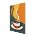 thumbnail image 2 of 8x12 inch Paintings On Canvas Wall Art Hot And Steaming Coffee,Home Kitchen,Rustic Cafes,Restaurant Decor Wall Art Prints,Classic Coffee Decor Painting Poster,Chic Gift For Cafes Enthusiast, 2 of 6