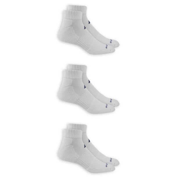 Russell Performance Men's FRESHFORCE Cushioned Ankle Quarter Socks 3
