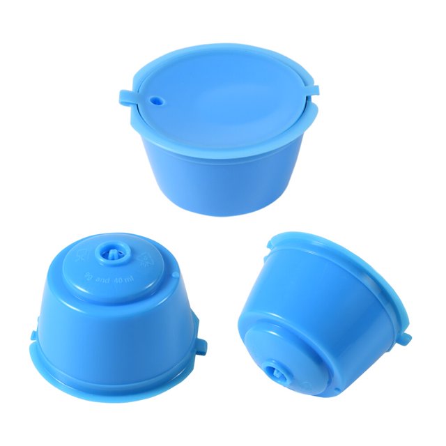 3 uds máquina de café cápsula reutilizable filtro de taza de café para Nescafé soporte de taza de café recargable Pod colador3 piezas 5CN Deng Xun unisex