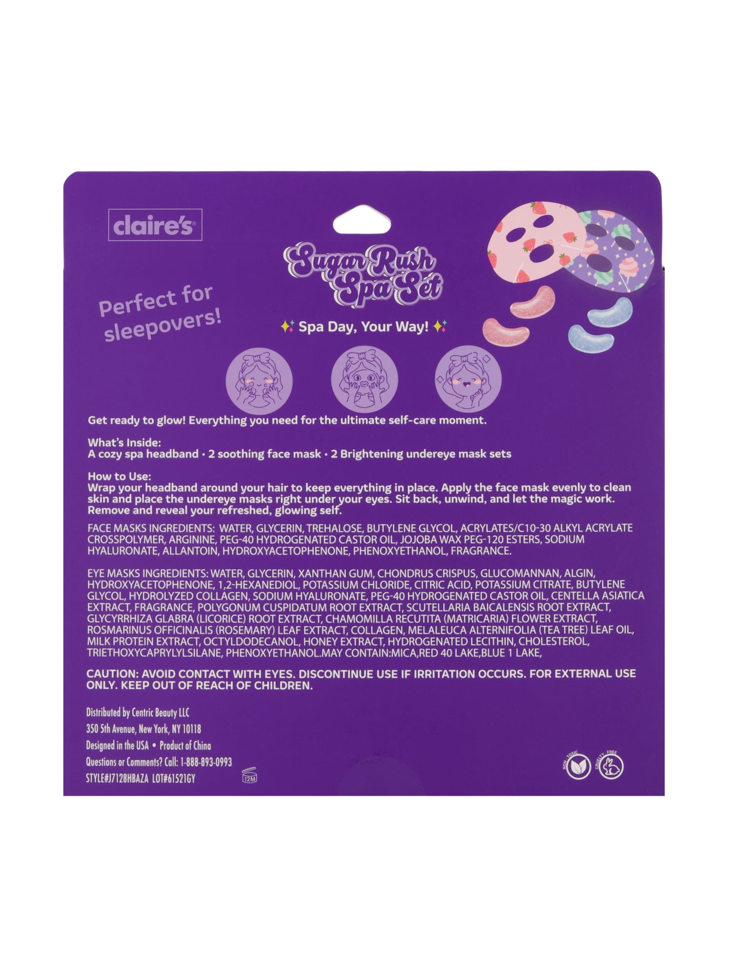 Claire's Sugar Rush Spa Set