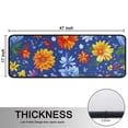 thumbnail image 5 of Kitchen Rugs Sets Of 2,Pioneer Flower Floral Print Pattern Anti Fatigue Kitchen Mat Rugs Non Slip Washable,Decorative Kitchen Floor Mats for Kitchen,Sink,Laundry,17"x47"+17"x47", 5 of 5