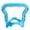 Blue, variant on Water Bucket Lifter Handle, Yellow Non- Water Jug Carrier Grip for 5 Gallon Large Water Bottle Transport