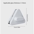 thumbnail image 2 of Double Sided Magnetic Window Cleaner with Strong Magnet High Rise Glass Cleaning Tool for 3 to 10 mm Thickness  Safe ABS Handle with Anti Pinch Design & Security Rope for Home  Office (Wh, 2 of 6