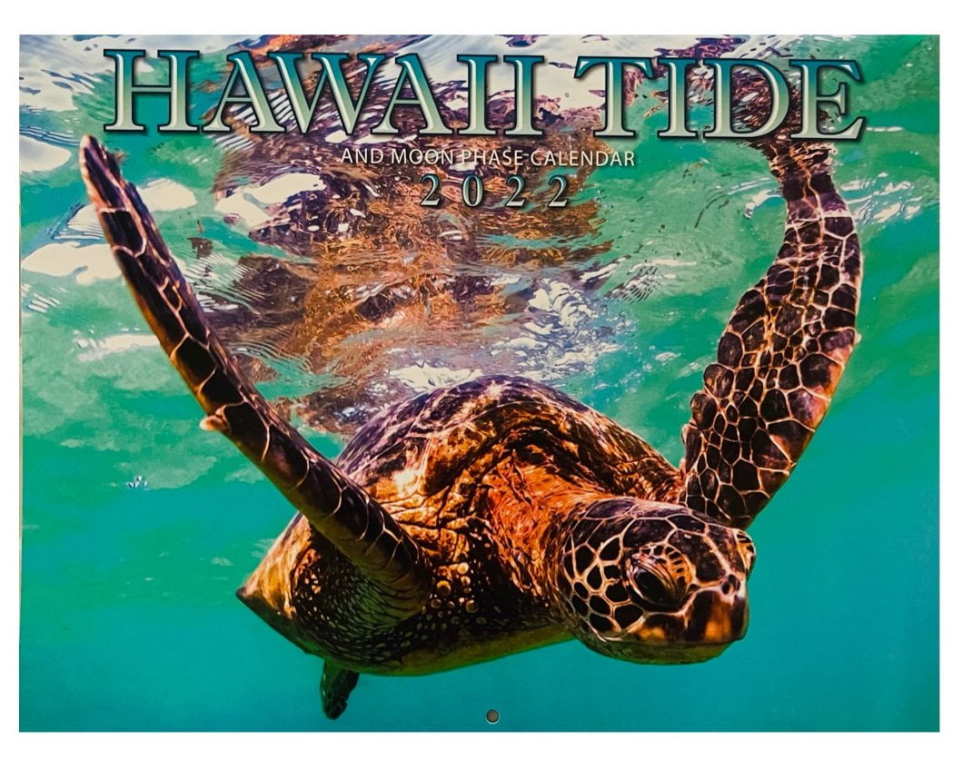 2022 Long's Hawaiian Twelve Month Calendar Hawaiian Tide And Moon Phase - Walmart.com