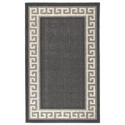 Better Homes and Gardens Westhaven Indoor/Outdoor Rug, Greek Key Black