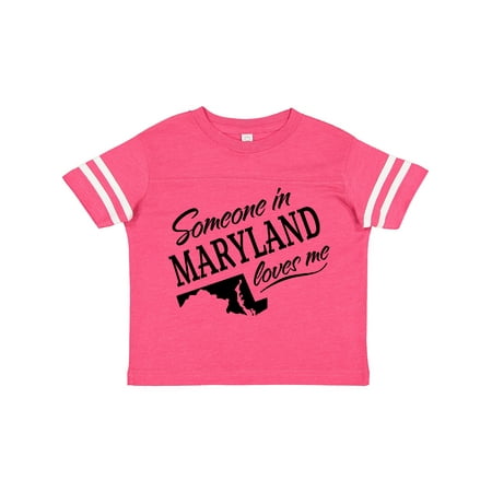 

Inktastic Someone in Maryland Loves Me Gift Toddler Boy or Toddler Girl T-Shirt