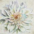 thumbnail image 2 of Pinto, Patricia 20x20 Black Ornate Wood Framed with Double Matting Museum Art Print Titled - White Dahlias II, 2 of 4