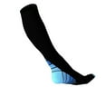 thumbnail image 4 of fashionhome High Compression Nylon Socks Prevent Swelling Elastic Leg Support Stockings blue S/M, 4 of 6