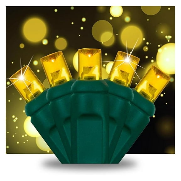 SoftTwinkle Slow Twinkling Christmas Lights, Pulsing String Lights (50 Lights, 17 Ft, )