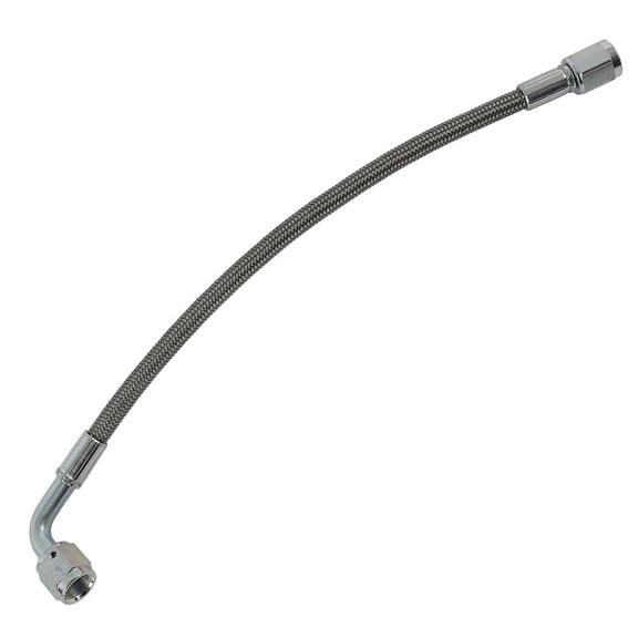Fragola 4an PTFE Hose Assembly Str x 90-Deg 10in Long