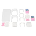 thumbnail image 2 of Juego De Sillas De Escritorio En Miniatura, Esquinas Redondeadas Que Promueven La Imaginación, Simulación De Casa De Muñecas Libre De Tóxicos, Silla De Mesa Para Portátil,, 2 of 7